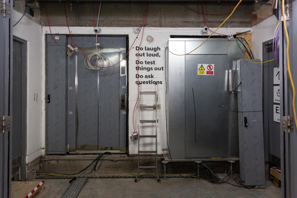 picture of we the curious fire damage