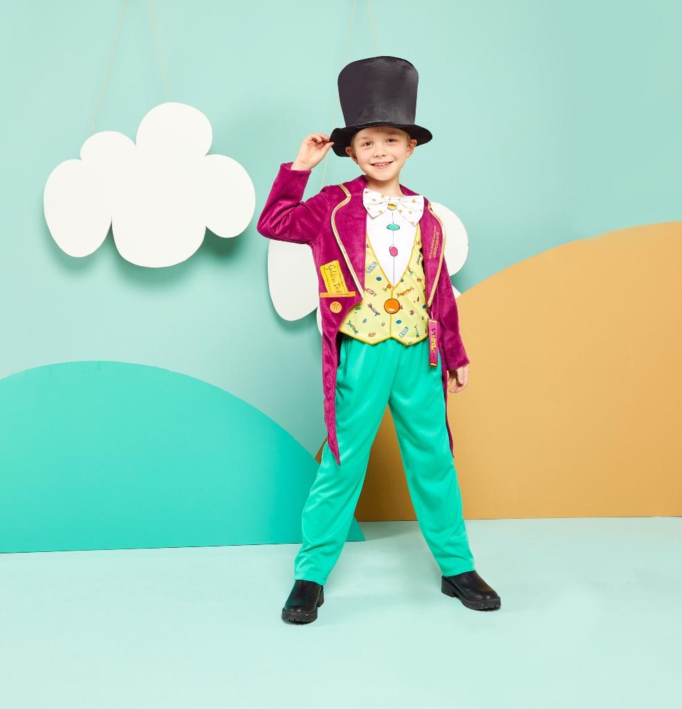 picture of Willy Wonka costume for world book day