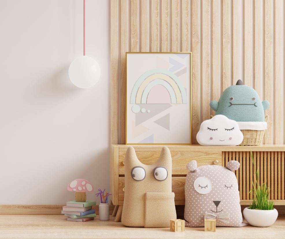 picture of a woodland themed nursery