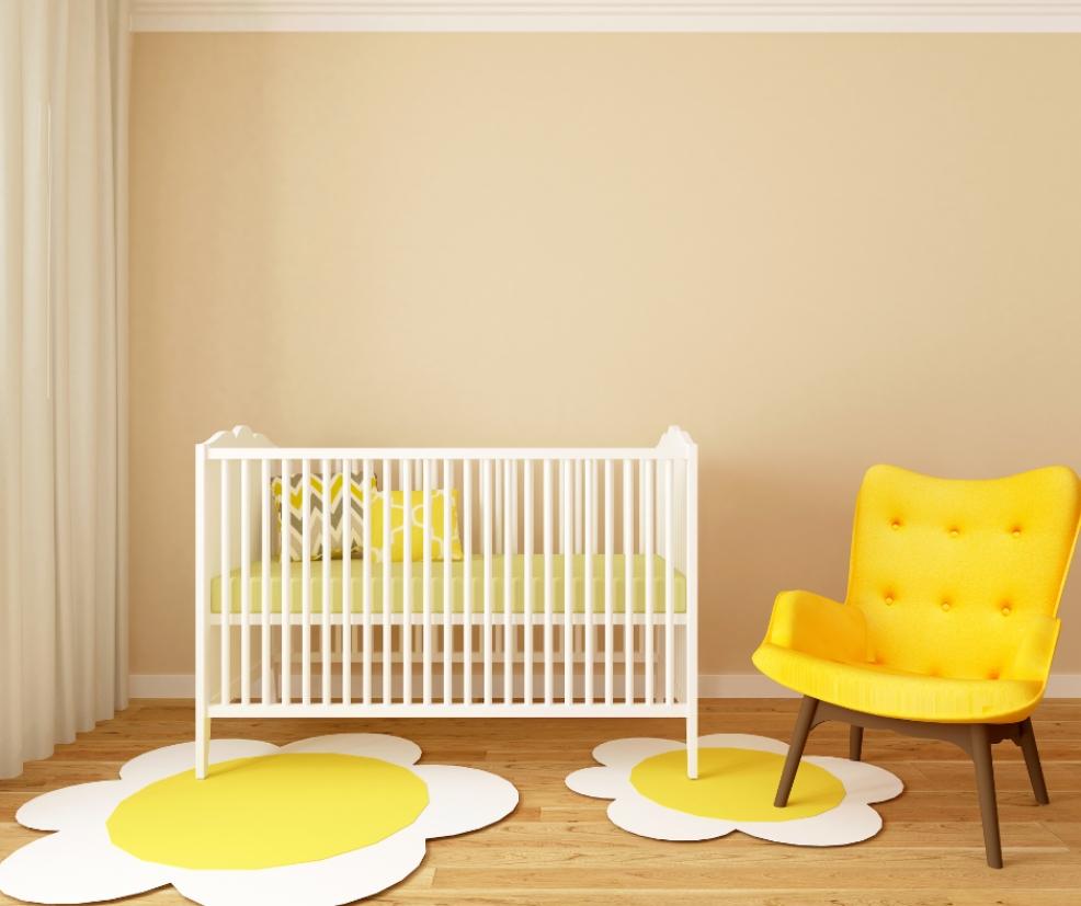 picture of yellow themed nursery