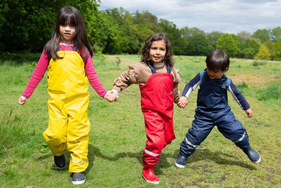 picture of children outdoors in the countryside