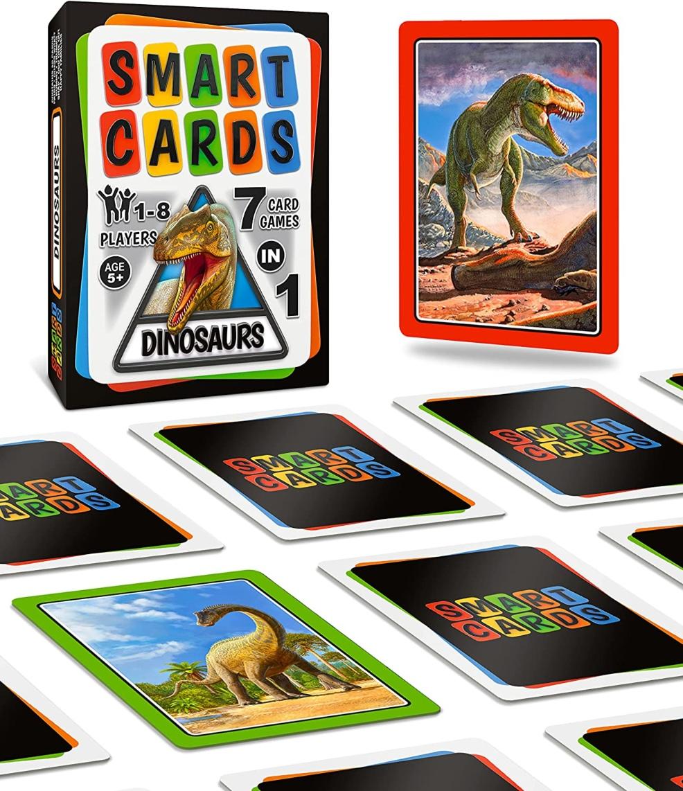 picture of smart card matching dinosaurs game