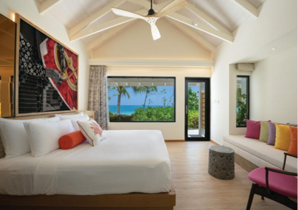 picture of bedroom at a resort in The Maldives