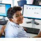 picture of a happy child with ADHD thriving at an independent school