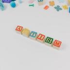 Autism spelt out in colourful letter tiles