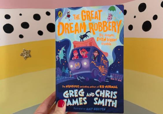 picture of The Great Dream Robbery childrens book for a book review