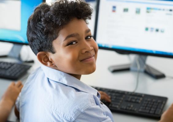 picture of a happy child with ADHD thriving at an independent school