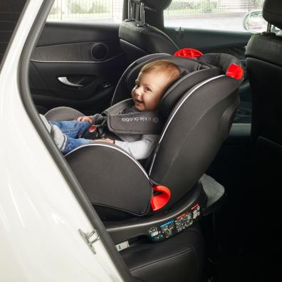 picture of a baby in an ickle bubba car seat