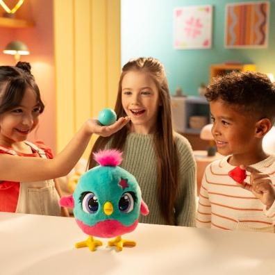 picture of Chick a Boo childrens toy with happy child playing with it