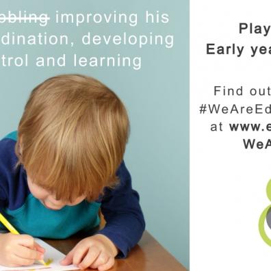 picture of charlie is not just scribbling social post