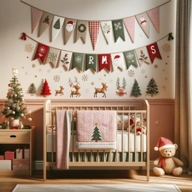 picture of a festive baby nursery