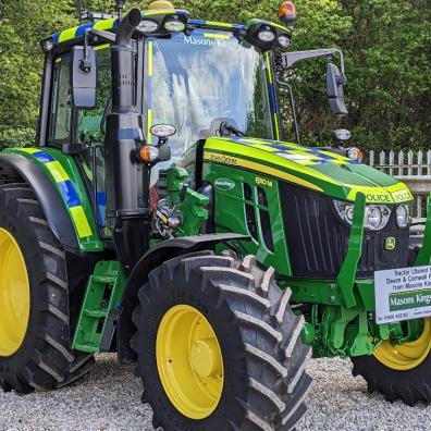picture of Devon and Cornwall Police tractor 
