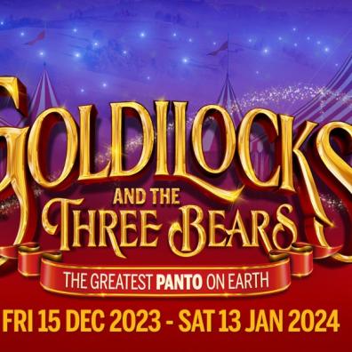 picture of Goldilocks and the three bears panto