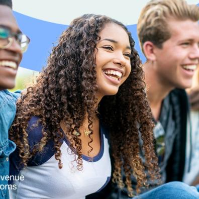 picture of happy teenagers who have just got their exam results