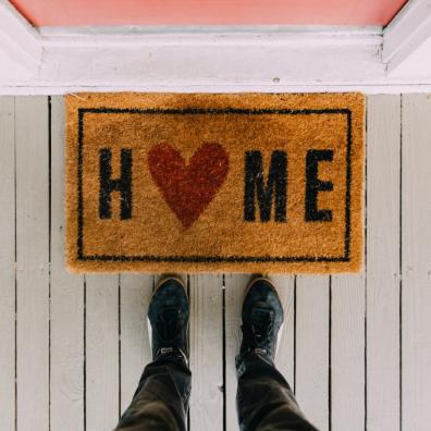 picture of a Home welcome mat
