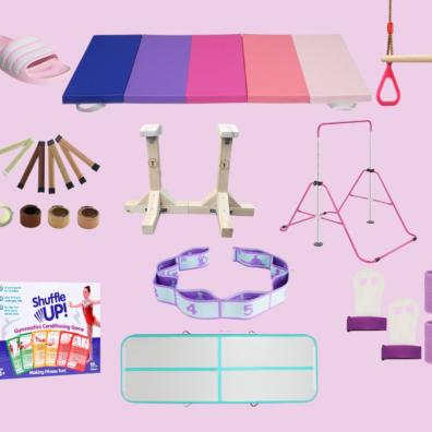 picture of essential items for gymnast children