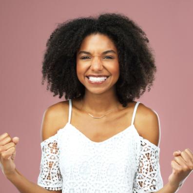 picture of a lucky girl