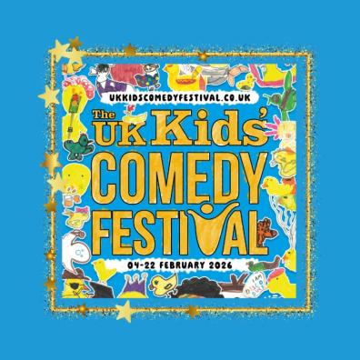 picture of a poster for The UK Kids Comedy Festival