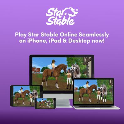 picture of an advert for star stable app