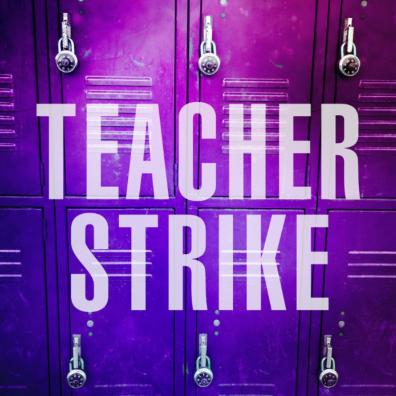 picture of a teacher strike