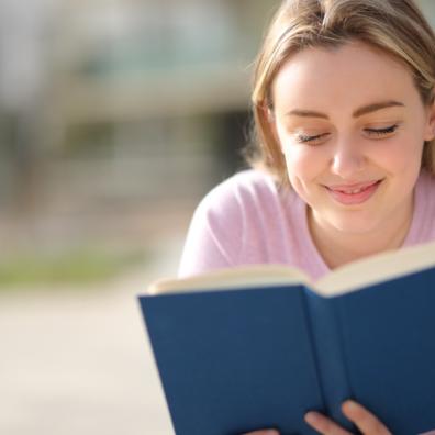 picture of a Teen Reading