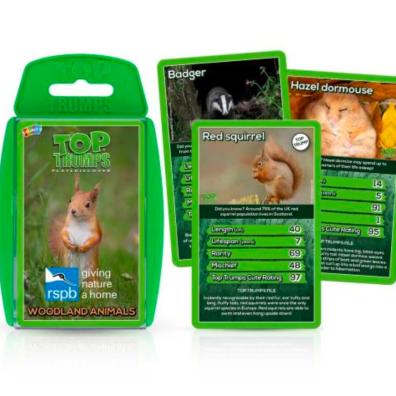 picture of RSPB nature top trumps cards
