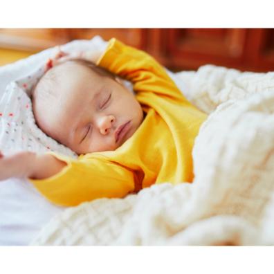 Picture of a newborn baby sleeping