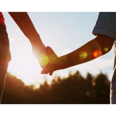 Picture of a child holding an adults hand