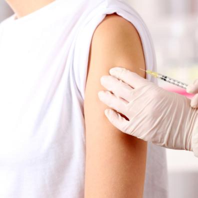 picture of someone getting a vaccine