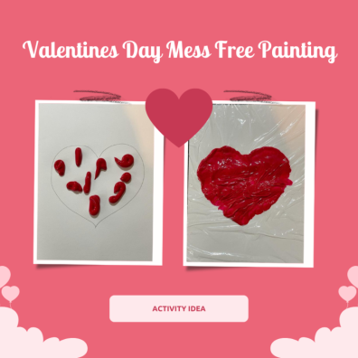 picture of Valentines Day Mess Free Painting