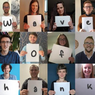 A picture of Twinkl and Mind Charity wave of thanks camplaign