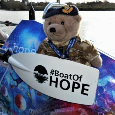 picture of boat of hope boat and bear