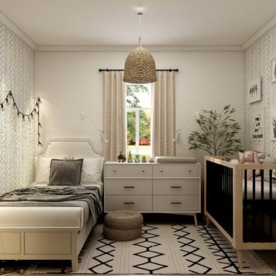 picture of a calm childrens bedroom