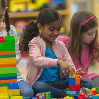 picture of children at a family hub