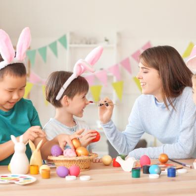 picture of children enjoying tax free childcare in the easter holidays