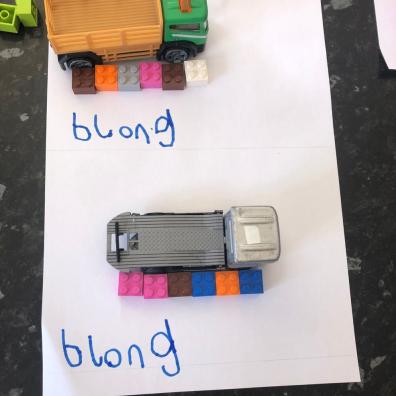 picture of counting with cars activity