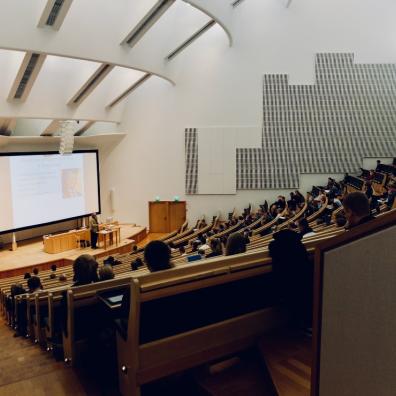 picture of a university lecture hall