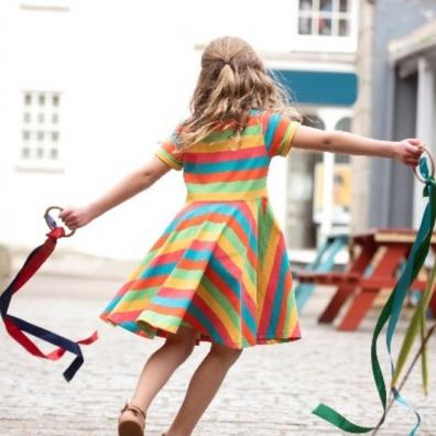 picture of a child in a dress 