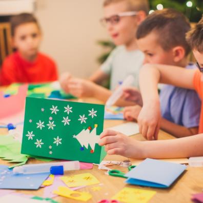 picture of a kids Christmas holiday club