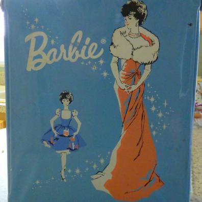 picture of an old barbie doll box
