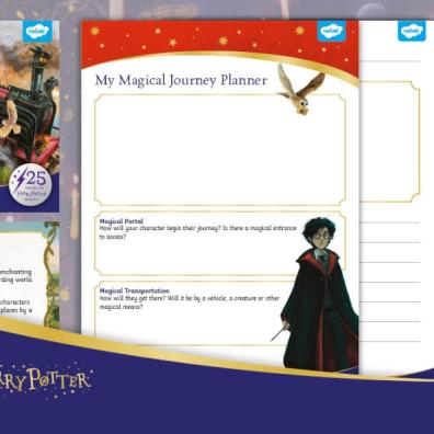 picture of twinkl harry potter magical journey activity resource