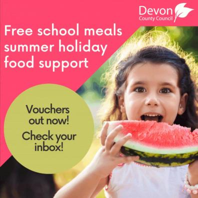 picture of free school meal holiday vouchers poster 