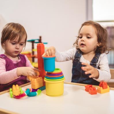 picture of toddlers playing at nursery