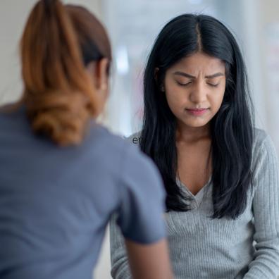 picture of a teen accessing mental health services