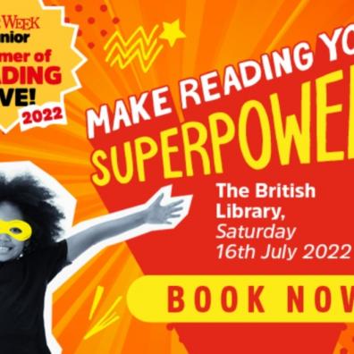 picture of make reading your super power poster